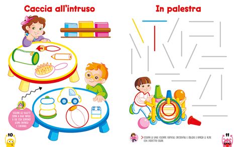 Illustrazione di giochi educativi