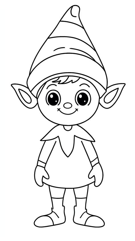 Disegno di Befana e Folletto