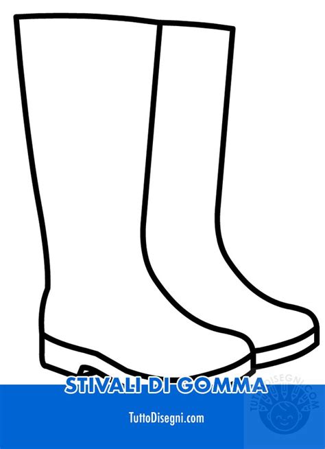 Sezione trasversale di uno stivale da pioggia in gomma naturale