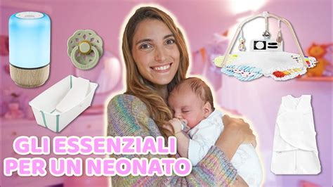 Prodotti essenziali per neonato
