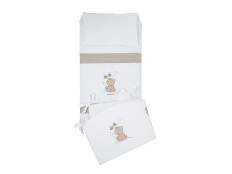 Completo piumone Gigi e Lele con ricami