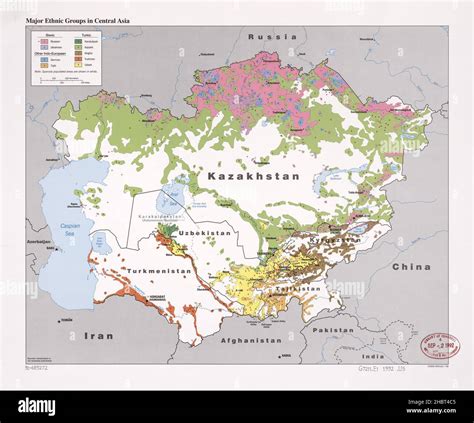 Mappa delle affinità genetiche e dei gruppi etnici dell'Iran