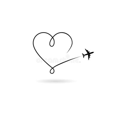 aereo con cuore