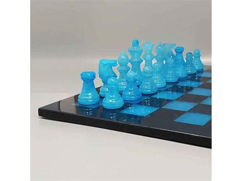 Dettagli del Design Blu e Scacchi