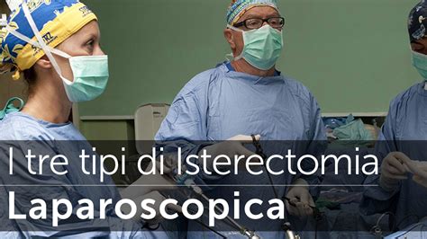Schema dei tipi di isterectomia