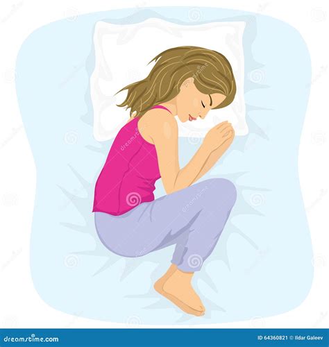 Illustrazione stilizzata di una persona che dorme in posizione fetale, circondata da un'aura di calma e protezione