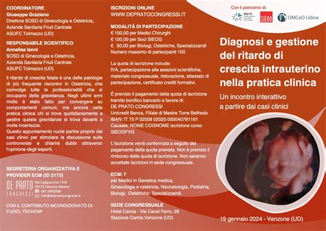 Infografica: Criteri di classificazione del Ritardo di Crescita Fetale (FGR)