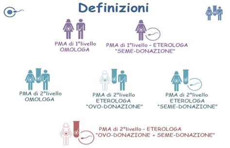 Diagramma delle tecniche di Procreazione Medicalmente Assistita
