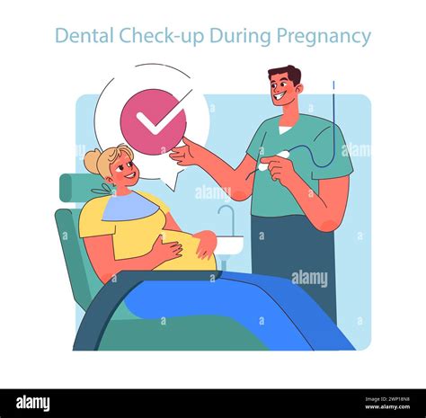 illustrazione concettuale di una donna incinta che riceve supporto in un contesto accogliente