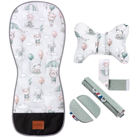 Accessori universali per passeggino: fodere, protezioni e organizer
