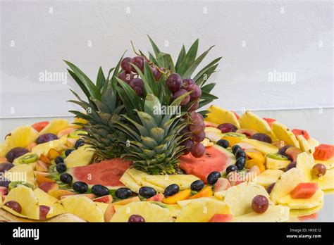 composizione di frutta fresca esotica