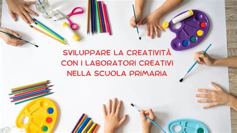 Esempio di laboratorio creativo allestito per bambini in età prescolare