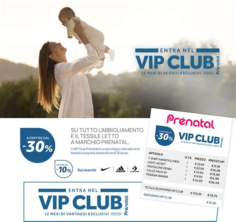 Vantaggi della Prénatal Vip Card