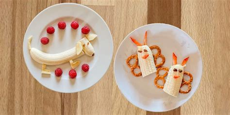 Banana a pezzi per bambini