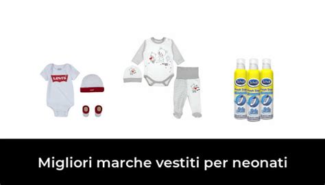 varietà di vestiti per neonati di diverse marche