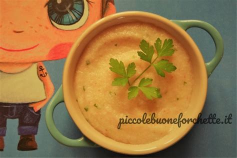 Semolino con prosciutto e prezzemolo