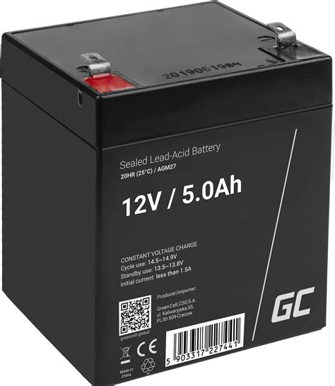 Schema tecnico batteria 12V 4,5Ah Peg Perego al piombo sigillato