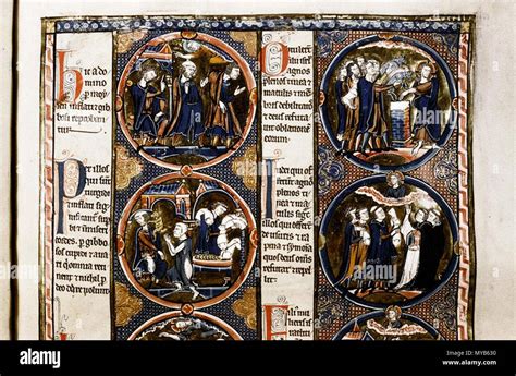 Manoscritto medievale con raffigurazione di preparazione di bevanda a base di mentuccia.