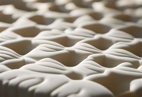 Dettaglio dei materiali e della schiuma memory foam del poggiatesta