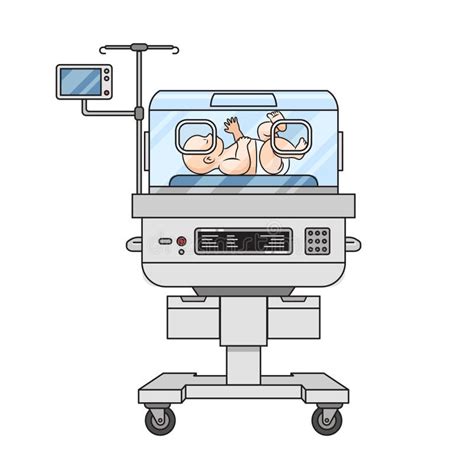 illustrazione di un neonato vestito a strati in un ambiente accogliente