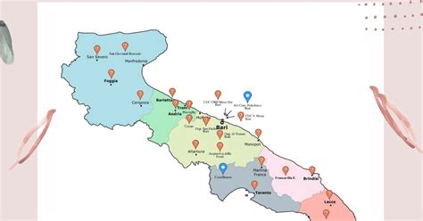 Mappa ospedali Puglia