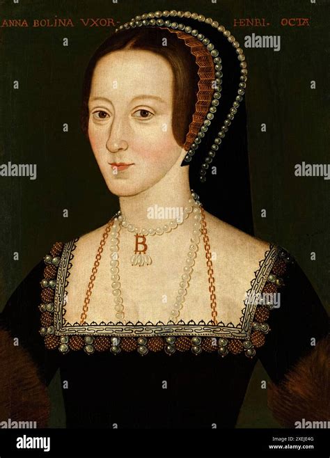 Anna Bolena con un abito verde