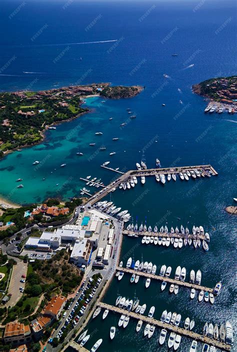 Veduta aerea della Costa Smeralda