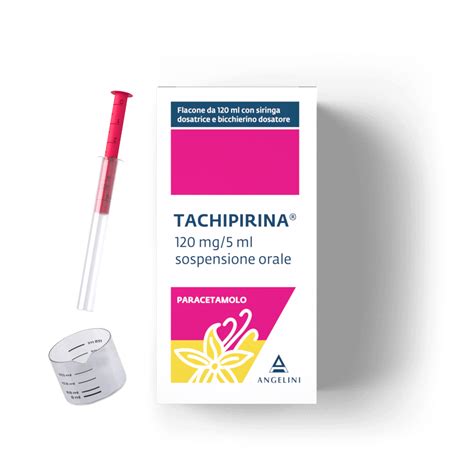 Bambino che prende la Tachipirina