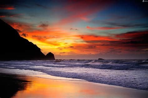 Immagine di un tramonto sulla spiaggia di Fregene o di un'area del centro