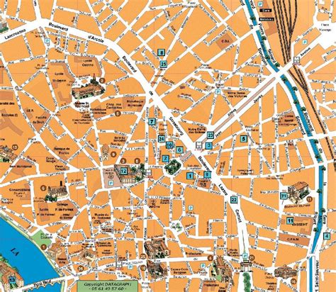 Map of Toulouse