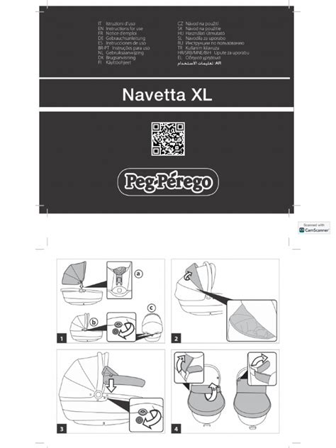 Diagramma che mostra le parti regolabili della Navetta XL Peg Perego: schienalino e poggiagambe