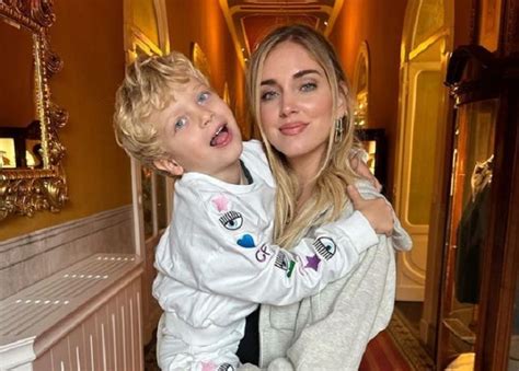 Chiara Ferragni con il figlio Leone