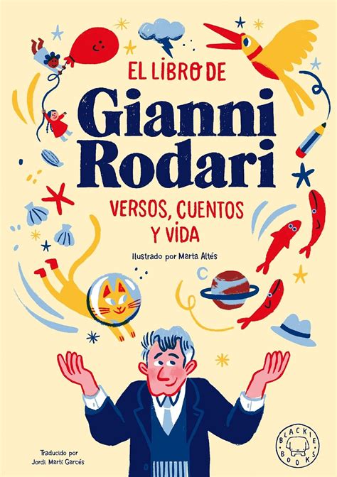 Ritratto di Gianni Rodari con un libro in mano