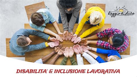 diagramma concettuale dell'inclusione sociale e lavorativa per persone con disabilità
