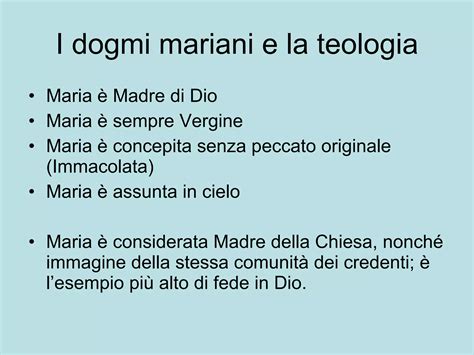 I 4 Dogmi di Maria