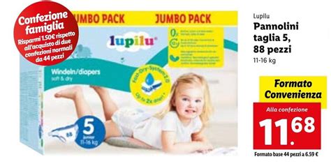 confezione di pannolini Lupilu in un ambiente domestico accogliente