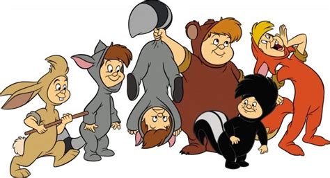 rappresentazione dei vari Bimbi Sperduti e i loro ruoli nel gruppo