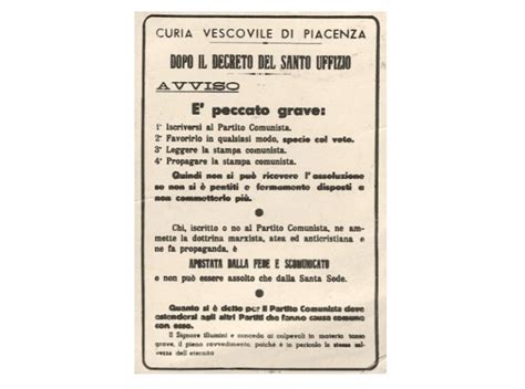 Simbolo della scomunica