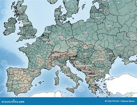 Mappa delle Cliniche di PMA in Europa