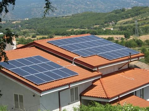Impianto fotovoltaico su tetto
