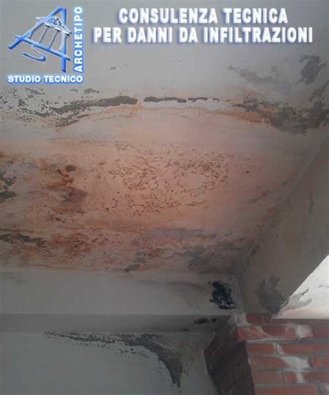 Danni da infiltrazione in abitazione