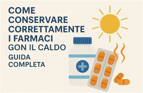 Immagine che illustra come conservare correttamente i farmaci