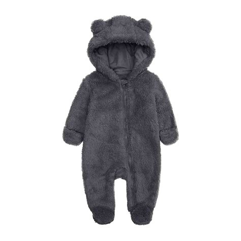 Armani Baby winter romper close-up