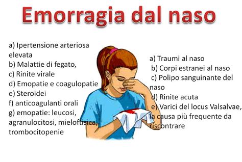 Bambino con epistassi e come tamponare il naso