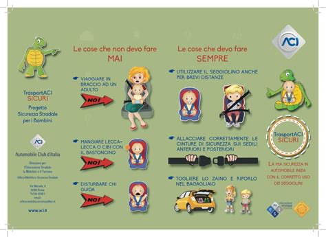 Sicurezza in auto per bambini