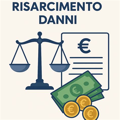 Illustrazione del concetto di risarcimento danni