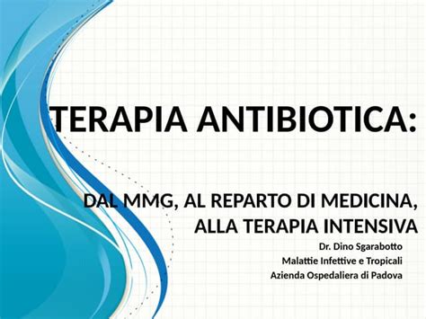 Grafico sulla durata della terapia antibiotica