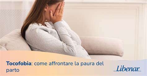 Illustrazione della tocofobia o paura del parto