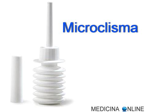 Schema di un microclisma con cannula