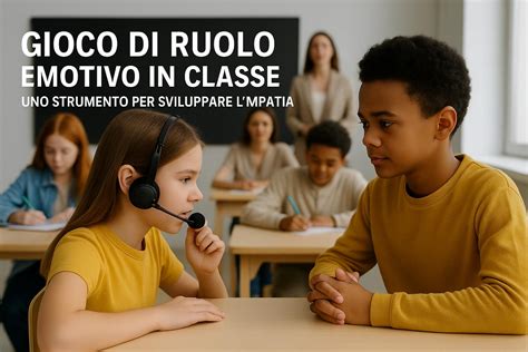 Bambini che imparano l'empatia attraverso il gioco di ruolo